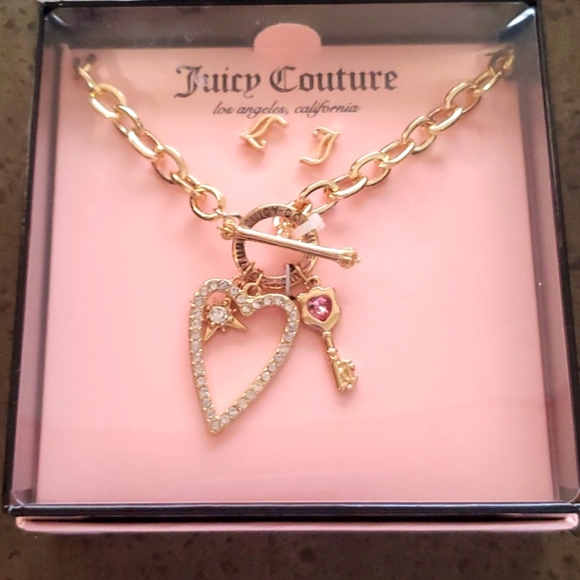 Juicy culture Jewelry - New...  Juicy culture necklace and earrings set
